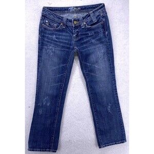 Miss Me Jeans Womens Size 26 Sylmar Low Rise Bootcut Crop Capris JP440B Medium